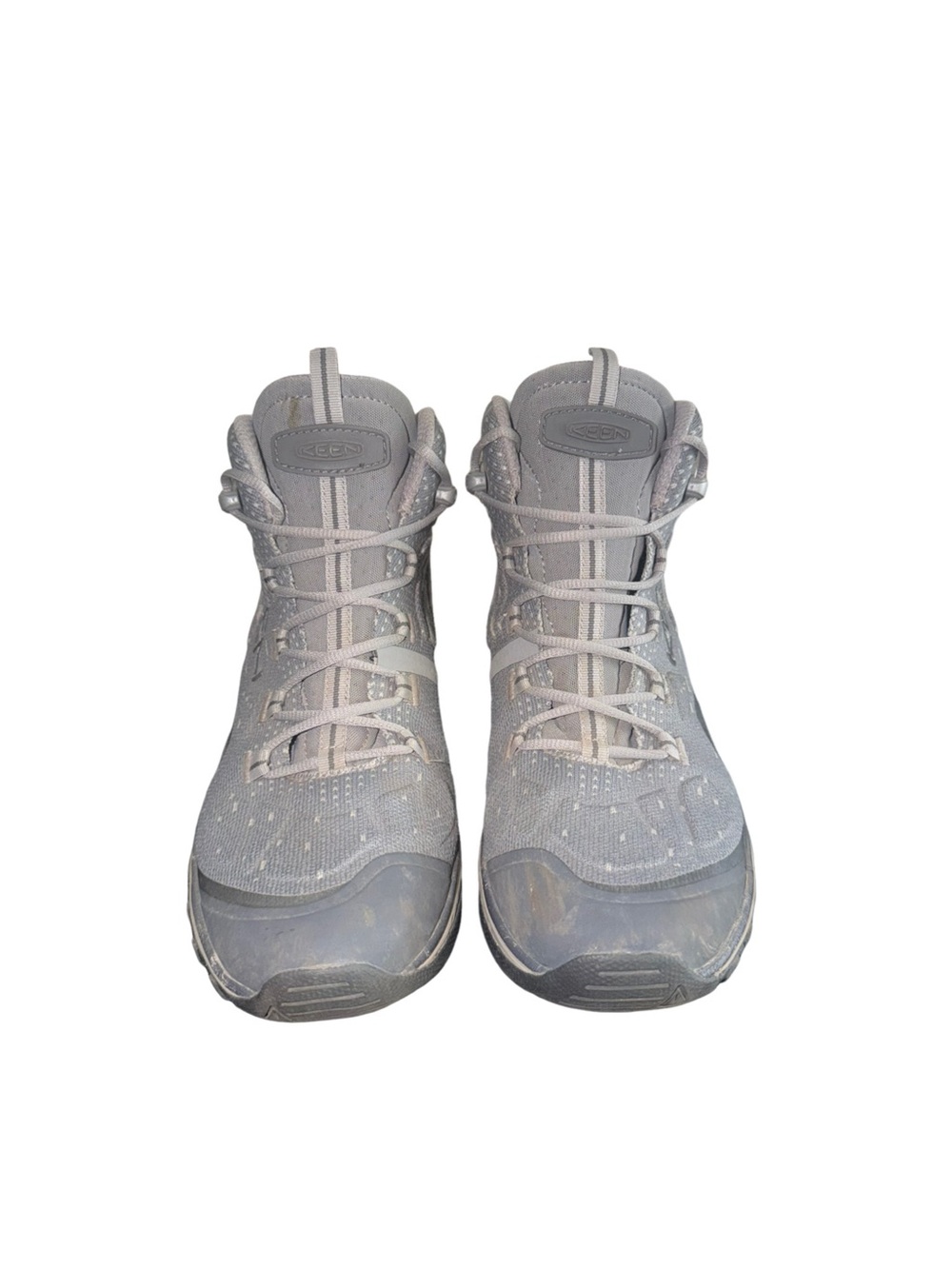 Keen Women's Gray Lace-Up Hiking Boots size 8.5 - Picture 3 of 6